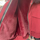 Women's Fox Fur Denim Winter Jacket – 2025 USA Streetwear Edition