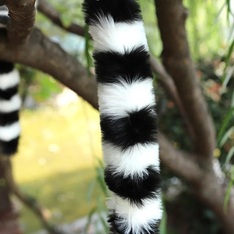 28cm Wild Lemur Plush Toy – Lifelike Stuffed Animal