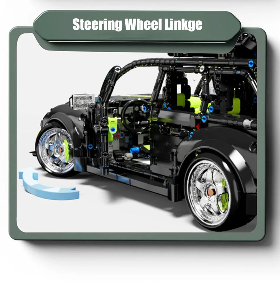High-tech Expert 2896pcs Audied RS6 Touring Car Model Building Blocks MOC City Sport Car Travel SUV Vehicle Bricks Toys For Kids