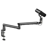 Professional Studio Low Profile Mic Arm with Extended Riser Cable Management Adjustable Microphone Stand for SM7B MV7 AM8 K688