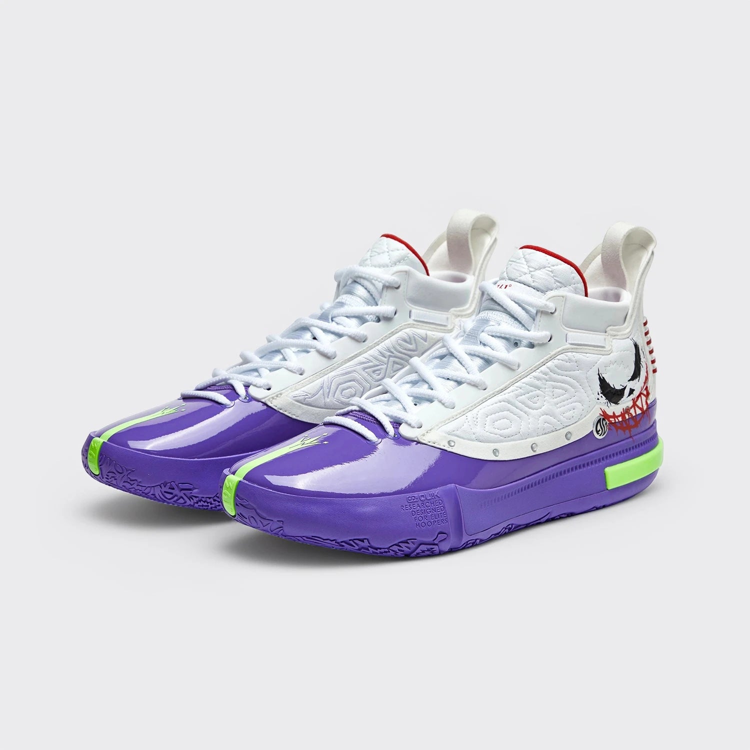 361 Degrees Joker 1 Men Basketball Shoes Combat Wear-resistant Rebound Anti-slip Performance Stable High-top Sneakers 672541101F
