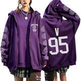 Y2K Graphic Zip-Up Hoodie