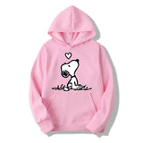 Retro Snoopy Cartoon Pullover Hoodie