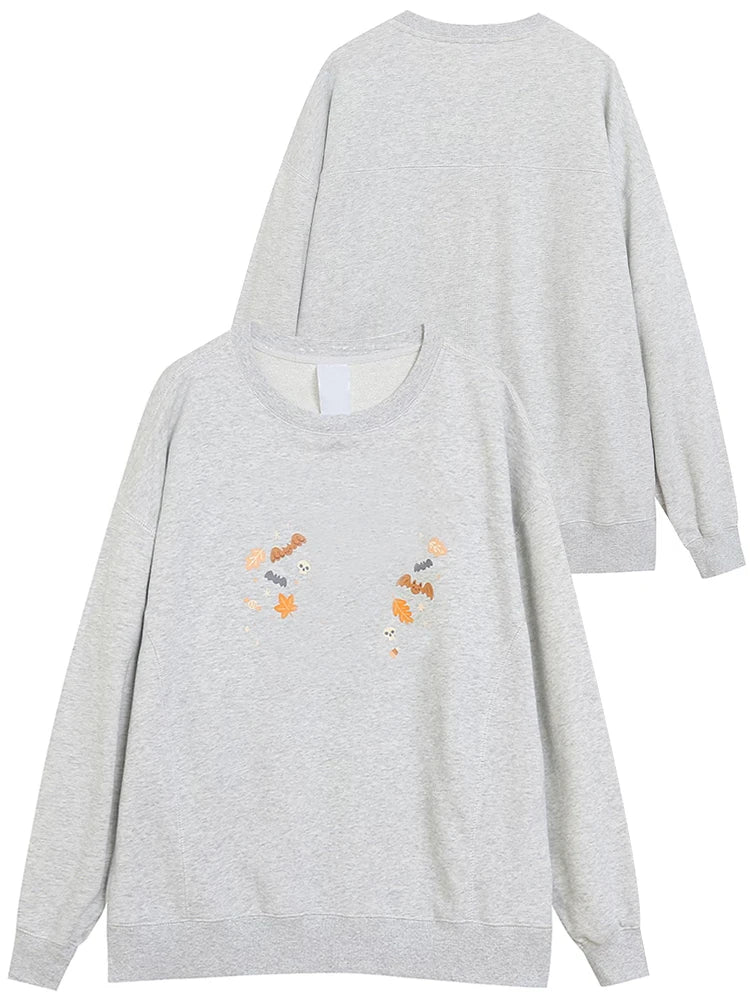 Women's Embroidered Crewneck Sweatshirt