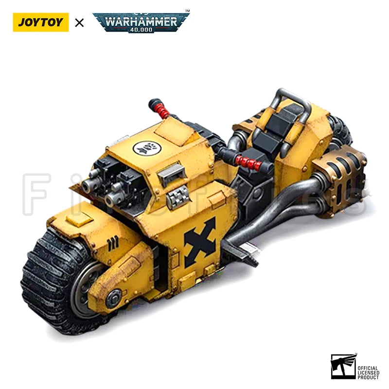 1/18 JOYTOY Action Figure Fists Raider-Pattern Combat Bike Anime Collection Model Toy