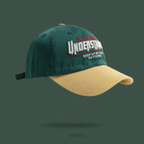Adjustable Cotton Baseball Cap with Wide Brim