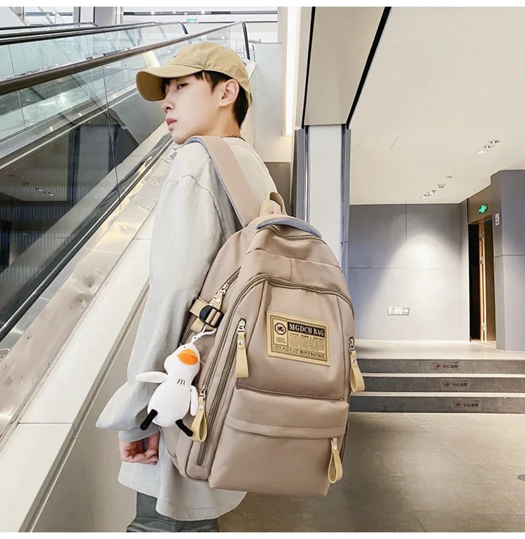 Fashion Big Student School Backpack Rucksack Girls Boys School Bag High Capacity Women Backpack Female Leisure Travel Mochila