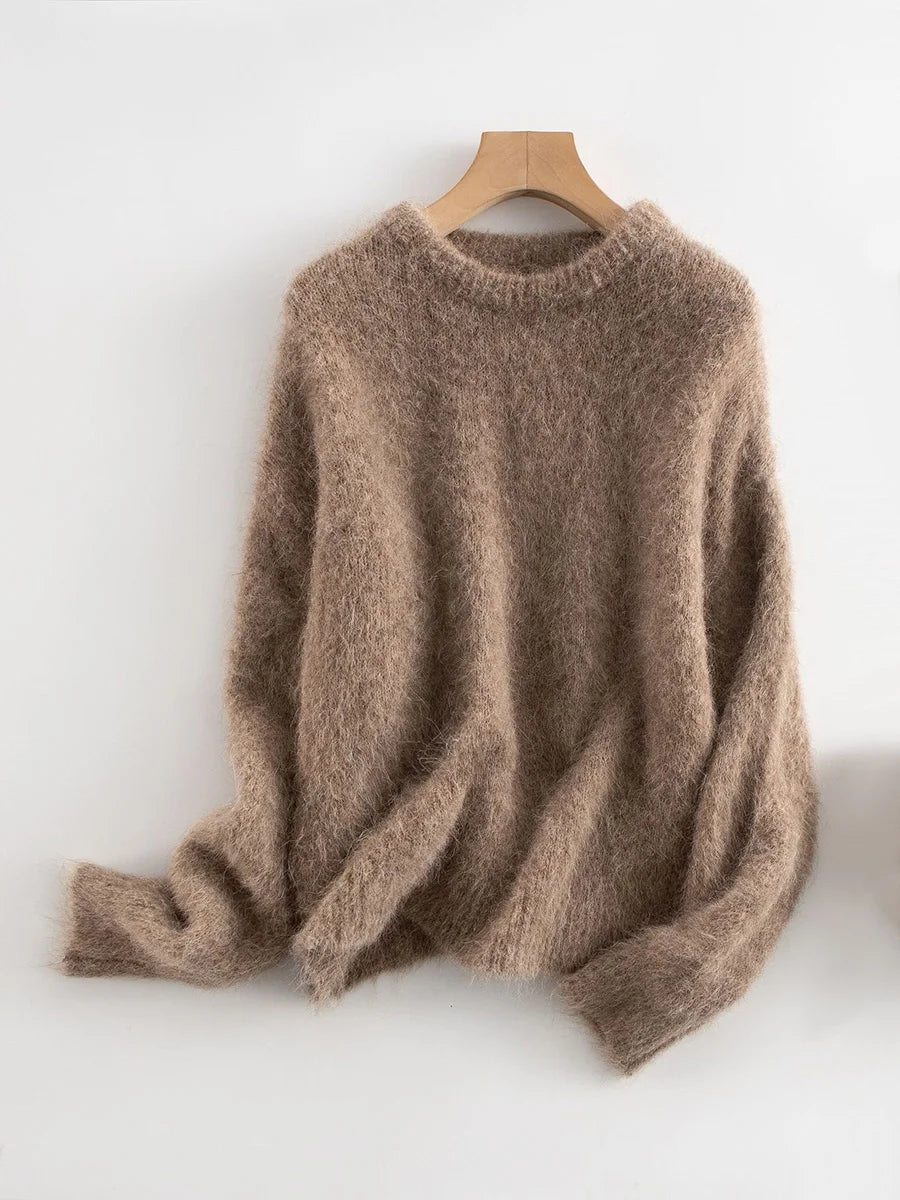 Women's Relaxed Knit Sweater | Long Sleeve Pullover