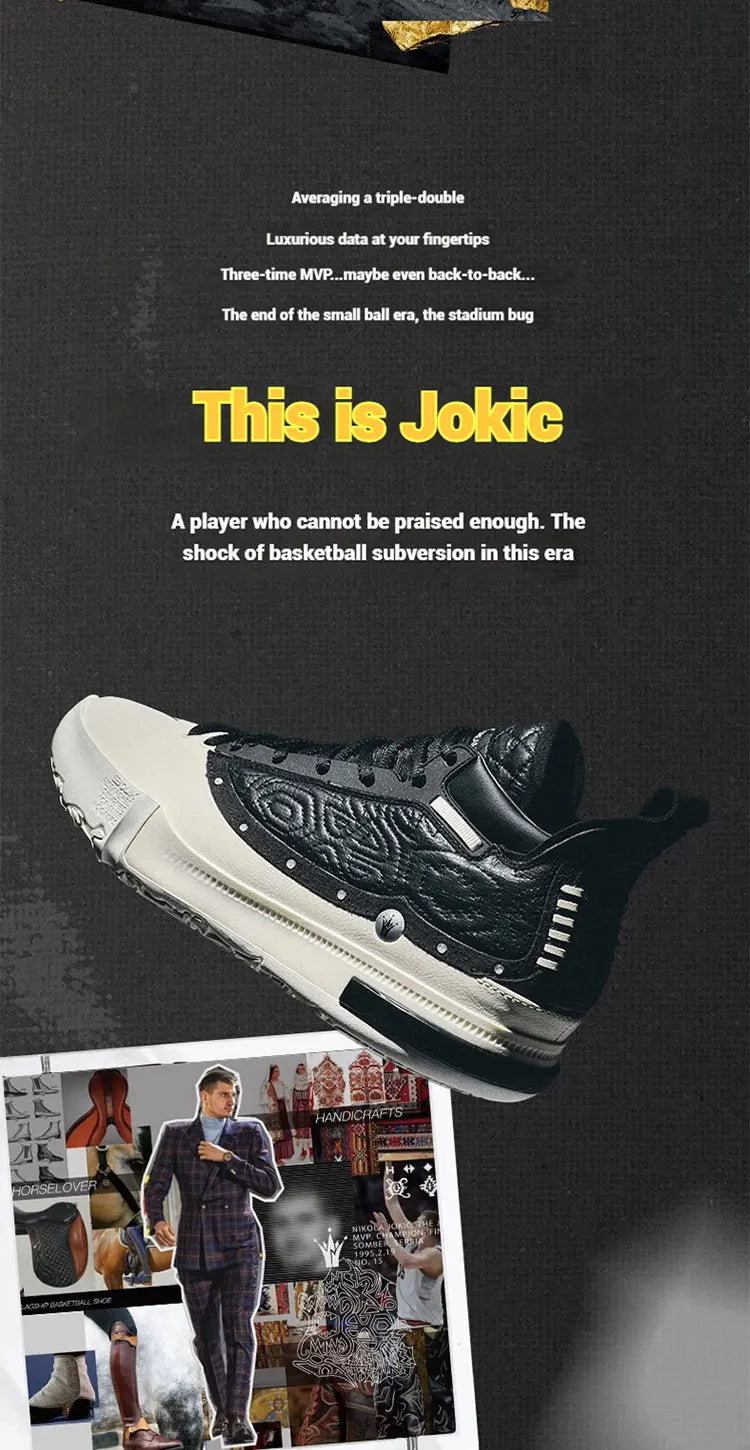 361 Degrees Joker 1 Men Basketball Shoes Jokic Professional  Protect Actual Training Shock-Absorbing Male Sneakers 572511103