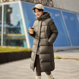 Women’s Longline Hooded Down Jacket