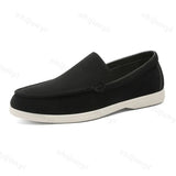 Men Flat Loafers 2025 Frosted Suede Flat Shoes Comfortable Non Slip Fashion Loafers Lightweight Trendy Outdoor Casual Shoes