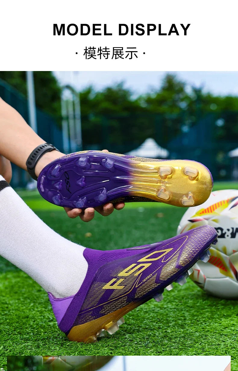 Men's Football Boots – Lace-Up Soccer Cleats