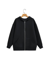 Women’s Relaxed Fit Hooded Zip Sweatshirt