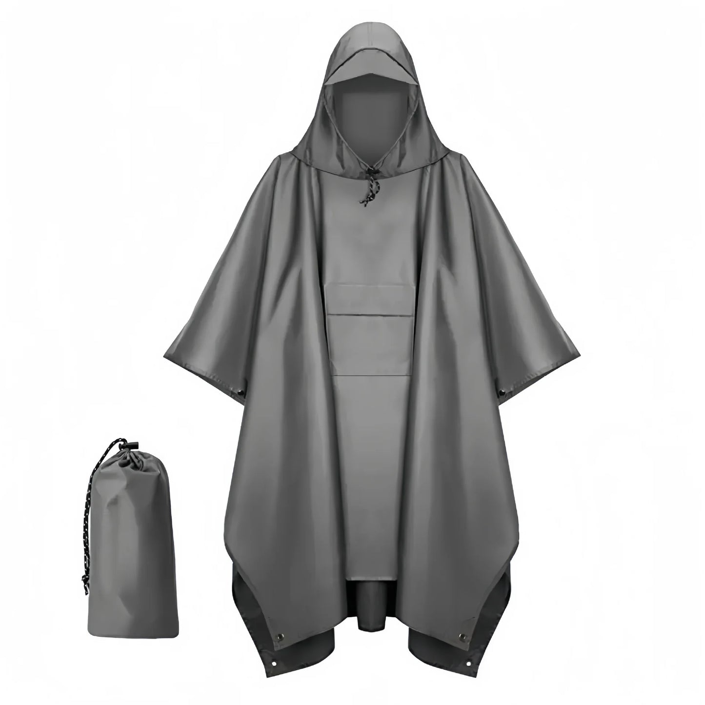 3-in-1 Waterproof Raincoat | Lightweight Outdoor Rain Cover