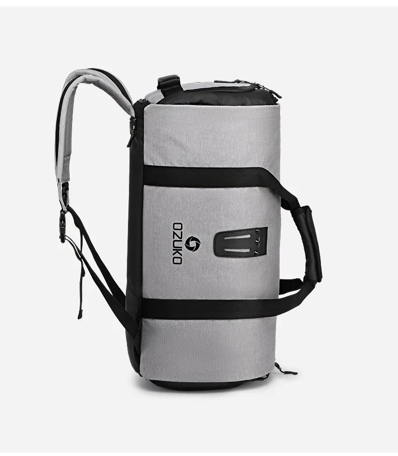 OZUKO Garment bag Multifunction Men Suit Storage Large Capacity Luggage Handbag Male Waterproof Travel Duffel Bag Shoes Pocket