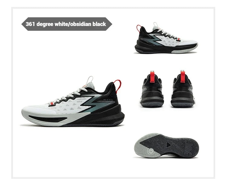 361 Degrees BIG3 Team 2.0 SE Men Basketball Shoe New Breathable Wear-resistant Stable Rebound Non-slip Male Sneakers 672511119