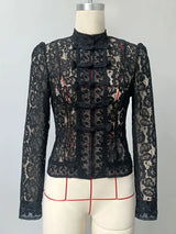 Summer Elegant Lace Hollow Out Party Blouse