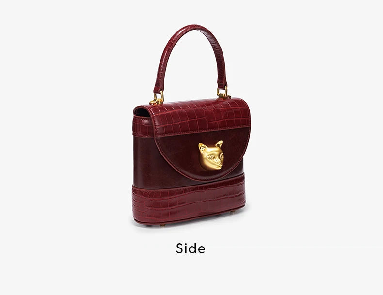BAFELLI HANDBAG 2026 WOMEN'S NEW LEATHER PURSE EVENING DESIGNER BUCKET CAT LUXURY BRAND FASHION BUSINESS CASUAL BAGS