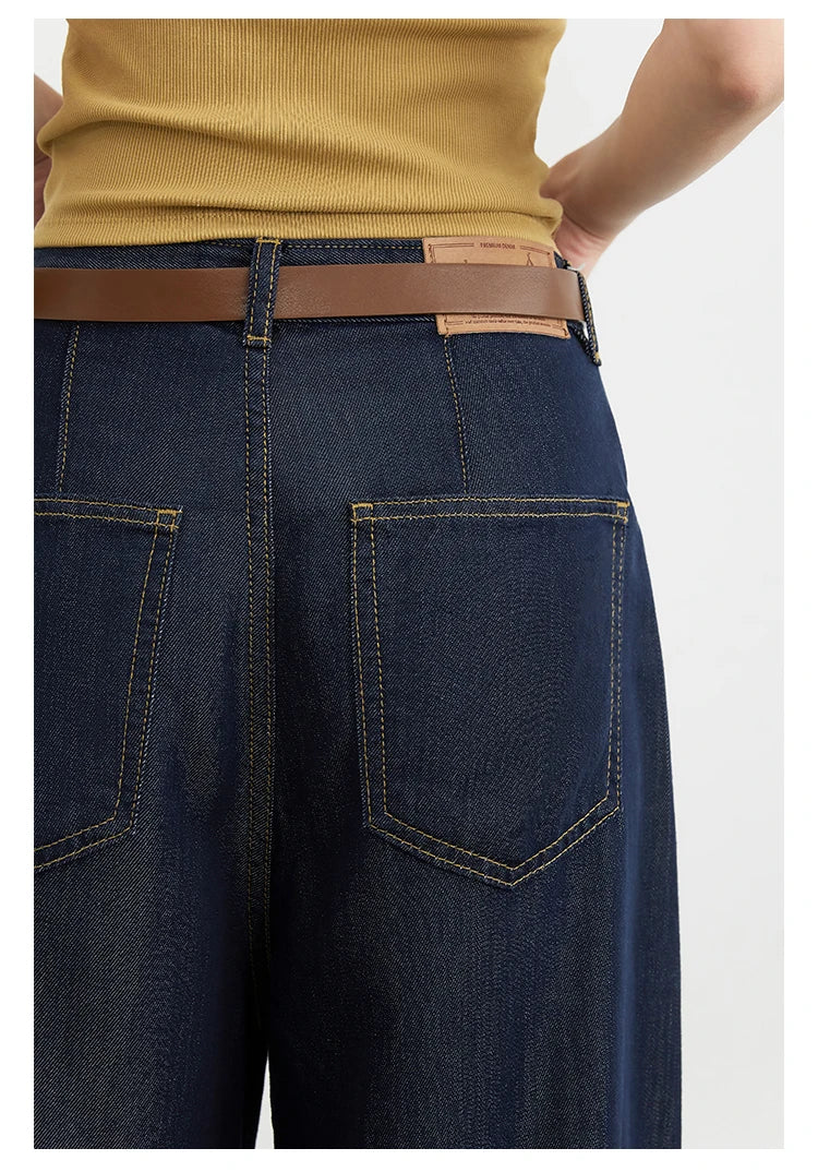 Women's High-Waist Wide Leg Denim Jeans | Relaxed Fit