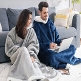 Oversized Hooded Blanket Robe