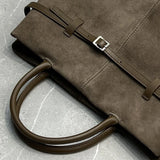 Genuine Leather Le Cambon 35 Tote Bags For Women Luxury Designer Handbag And Purses 2024 New In Cowhide Belt Top Handle Shoulder