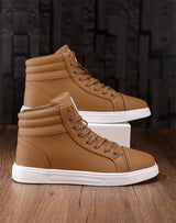 2026 Spring Fashion Red Men's Sneakers High Top Skateboarding Shoes for Men Women Comfortable Unisex Leather Sneakers Size 35-46