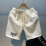 Men's Casual Printed Shorts — Breathable Drawstring, Spring & Summer