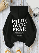 Faith Over Fear Fleece Hoodie