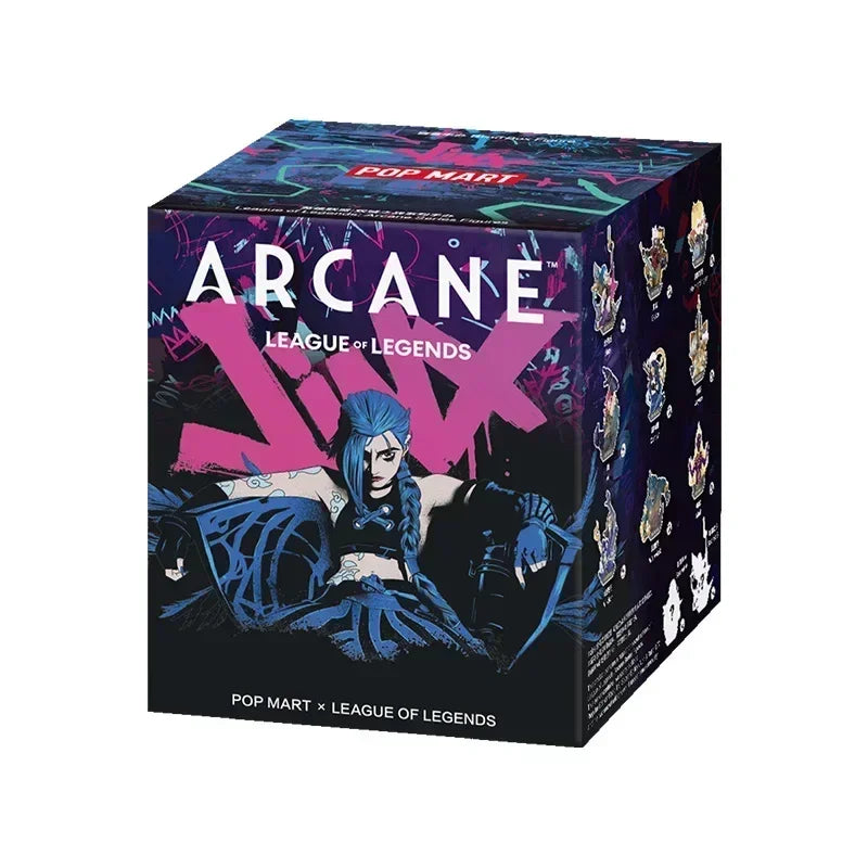 POP MART League of Legends: Arcane Series Blind Box Toys Kawaii Anime Action Figure Caixa Caja Surprise Mystery Bag Toy