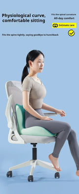Upgrade "L" Shape Memory Foam Orthopedic Cushion Comfort Ergonomic Design Back Coccyx Pillow Car Seat Office Chair Pain Relief