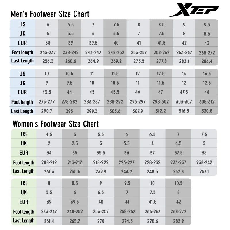 Xtep Men's Running Shoes 2000km 3.0 2025 Spring Lightweight Cushioned Wear-Resistant Training Jogging Sneakers 875119110032