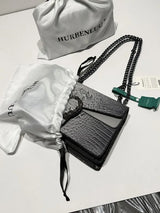 Crocodile Pattern Dionysus Underarm Bag