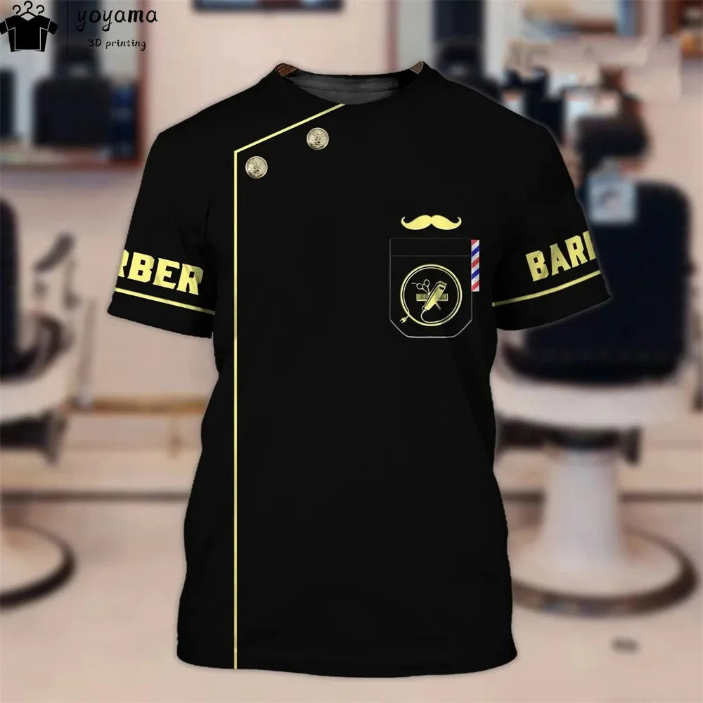 Men's 3D Print Oversized Graphic Tee | Short Sleeve