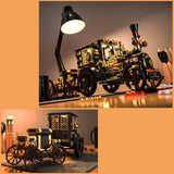 1331-Piece Vintage Steam Car Building Block Set