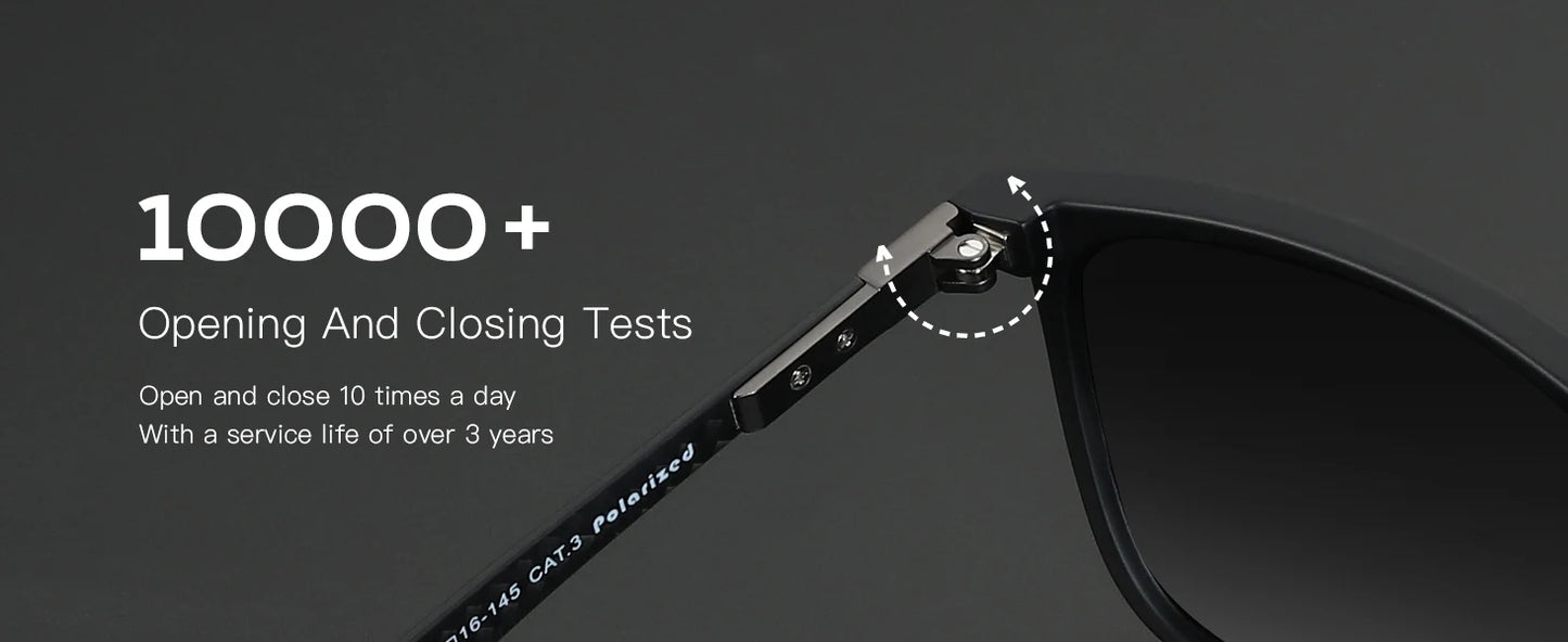 ZENOTTIC Square Polarized Sunglasses for Men