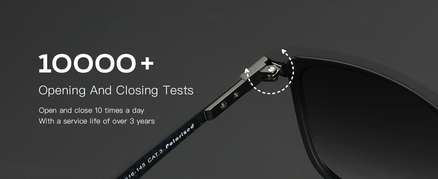 ZENOTTIC Square Polarized Sunglasses for Men