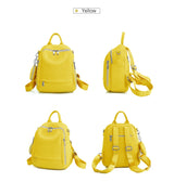 Zency Women's Genuine Leather Backpack High-Quality School Bag Travel Female Shopper Shoulder Satchel Rucksack Commuter