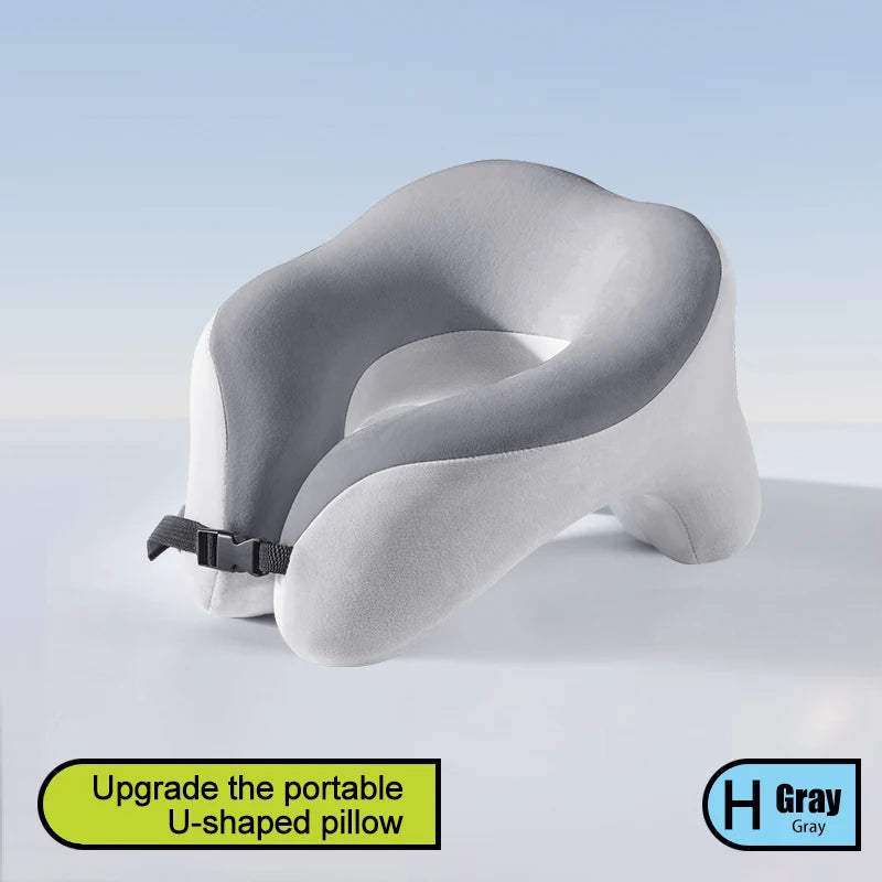 Memory Foam Travel Neck Pillow – Soft U-Shape Support
