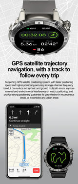 NORTH EDGE GPS Smart Watch – AMOLED, Bluetooth & IP68