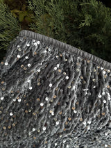 High Waisted Sequin Maxi Skirt Women Elegant Shiny Straight Skirts With Slit Summer Spring Black Long Sequin Skirt For Women