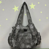 Vintage Bag Women Fashion Handbags PU Leather Shoulder Bags Female Satchel Big-capacity Shoulder Purse Bag Bolsa Feminina