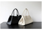 Motingsome Luxury Niche First-layer Cowhide Tote Bag Woman Large Capacity Shoulder Underarm Bag Casual Tote Big Handbag 2025 New