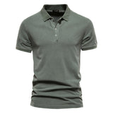 AIOPESON Cotton Polo Shirt for Men – Classic Fit