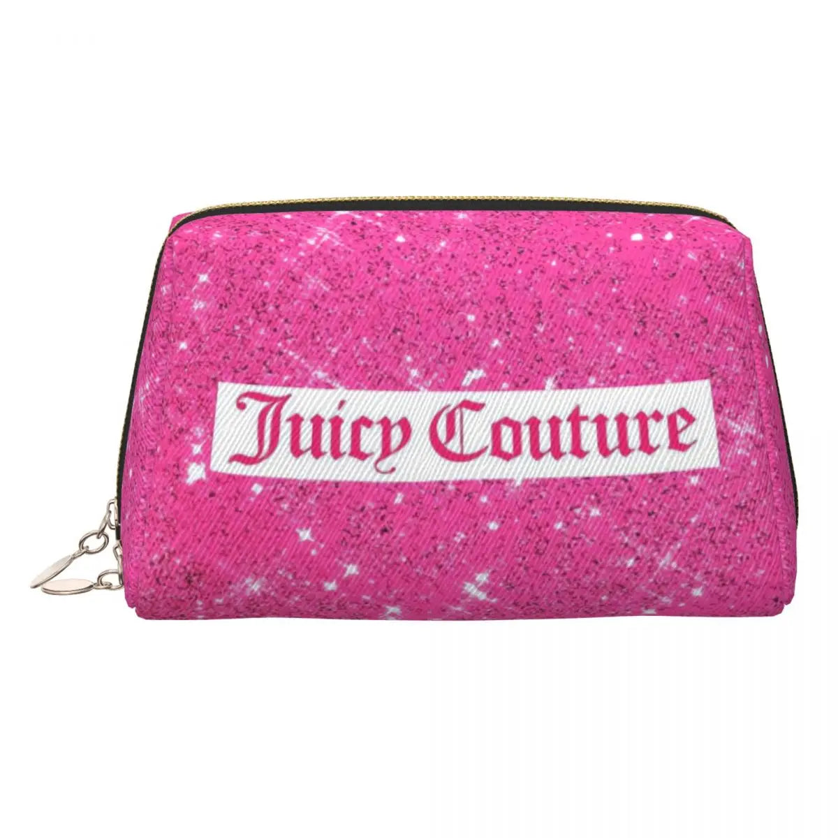 J-Juicy-C-Couture Makeup Bag Zipper Pouch Travel Cosmetic Bags Large Leather Portable Cosmetic Bag for Women