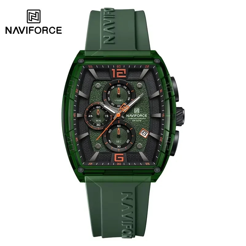 Men’s Waterproof Quartz Watch - Silicone Sport Strap
