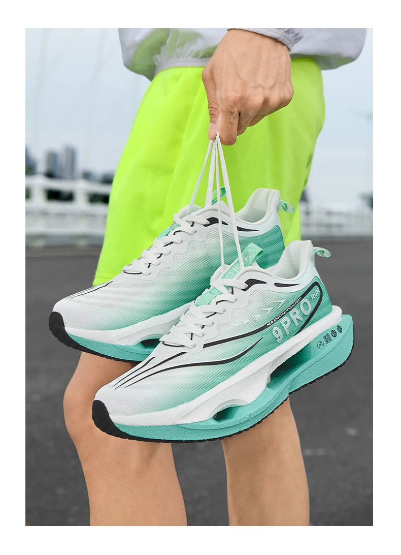 Carbon Board Marathon Running Shoes Men Comfortable Athletic Women's Sneakers Breathable Walking Basketball Sneakers Men