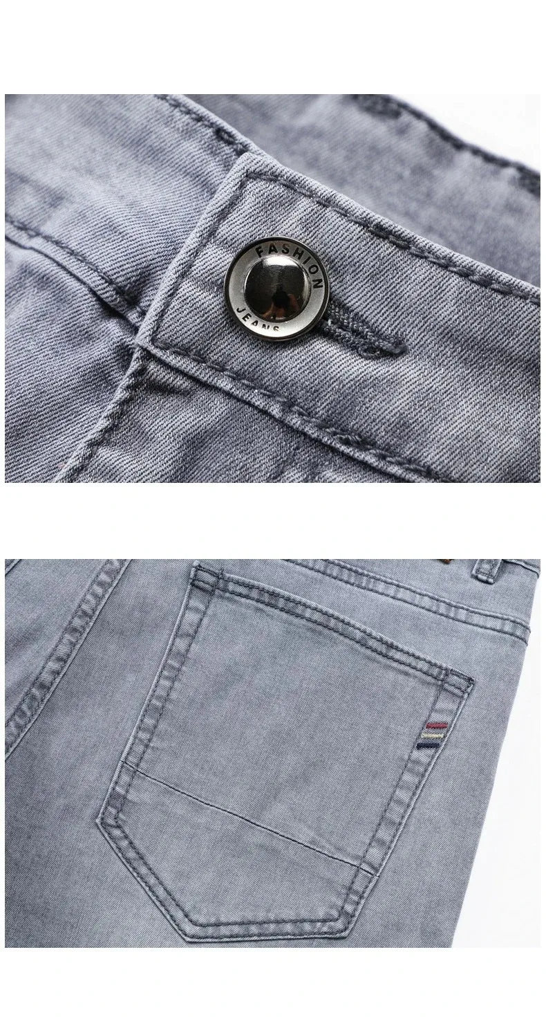 Men's Straight-Leg Stretch Jeans