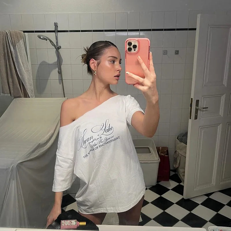 Casual Relaxed Graphic Tee | Chic Summer Streetwear