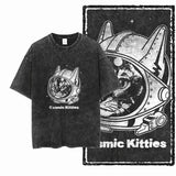 DB Cat Acid-Washed Graphic Tee