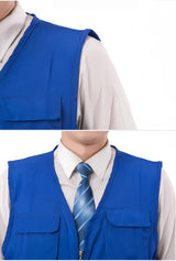 Men's Multi-Pocket Safari Vest – Lightweight All-Season Outerwear